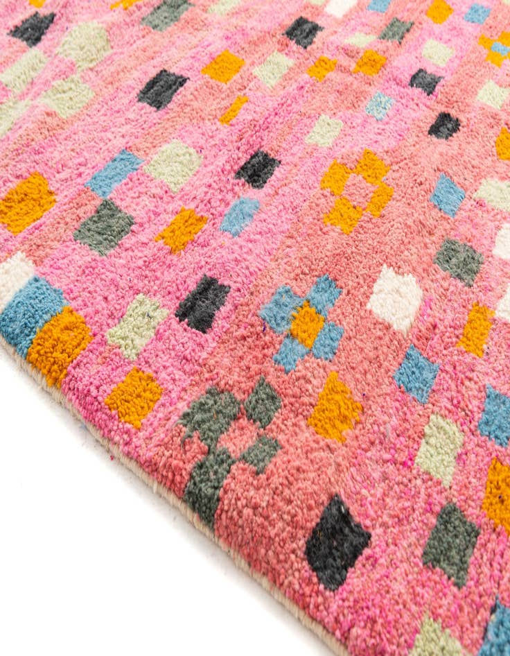 Detail image of 5' 2 x 7' 8  Hand Knotted Moroccan Wool Rug