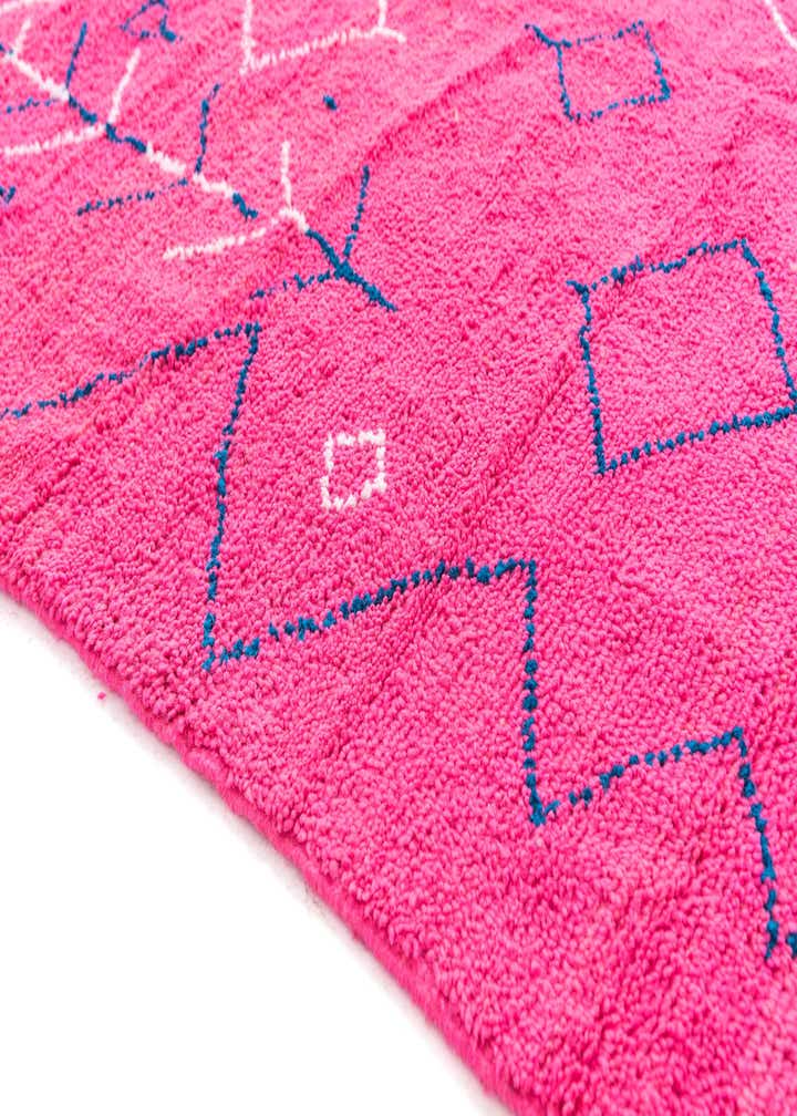 6' 6 x 9' 7 Hand Knotted Moroccan Wool Rug