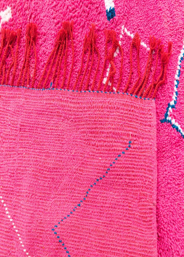 6' 6 x 9' 7 Hand Knotted Moroccan Wool Rug