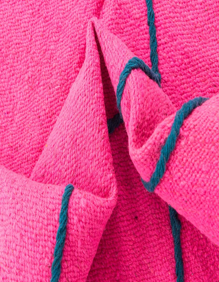 Detail image of 6' 6 x 9' 8  Hand Knotted Moroccan Wool Rug