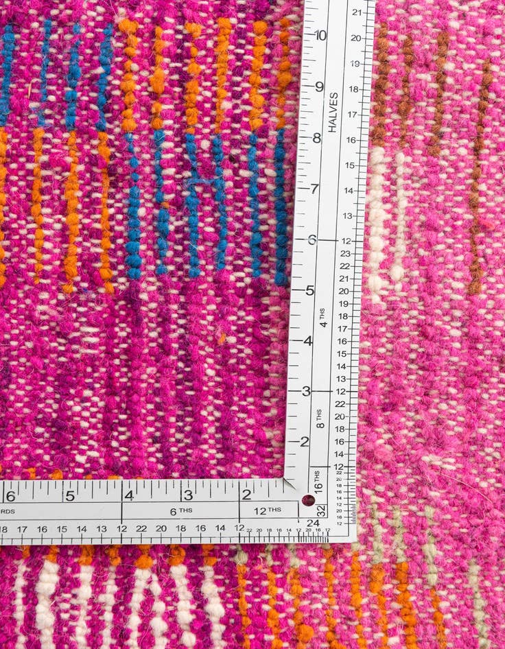 Detail image of 4' 10 x 7' 10  Hand Knotted Moroccan Wool Rug