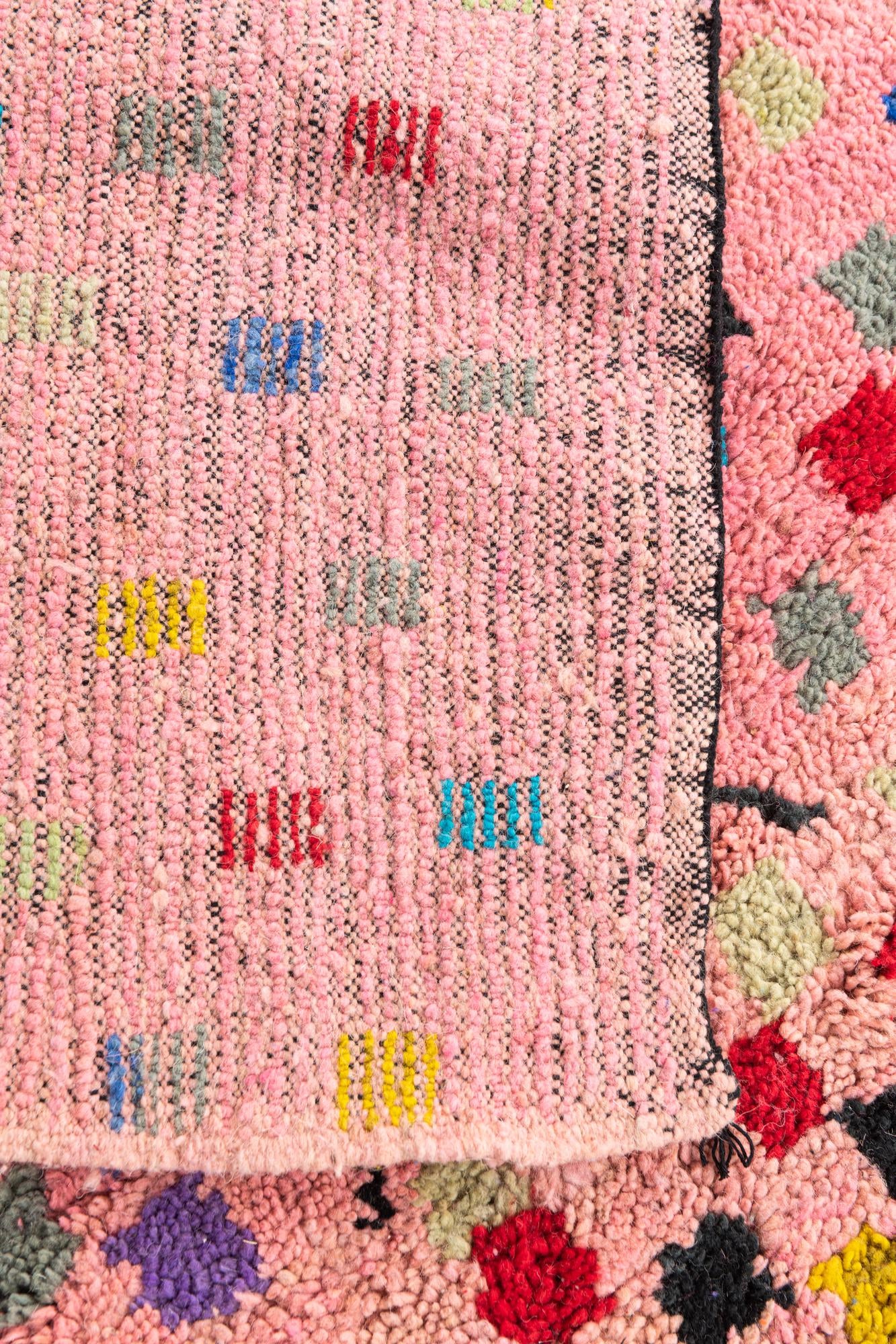 5' 3 x 8' Hand Knotted Moroccan Wool Rug