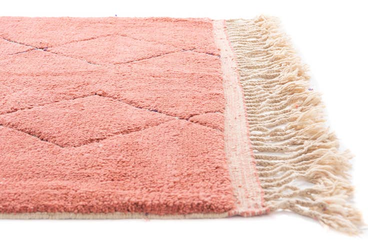 Detail image of 5' 9 x 8' 5 Hand Knotted Moroccan Wool Rug