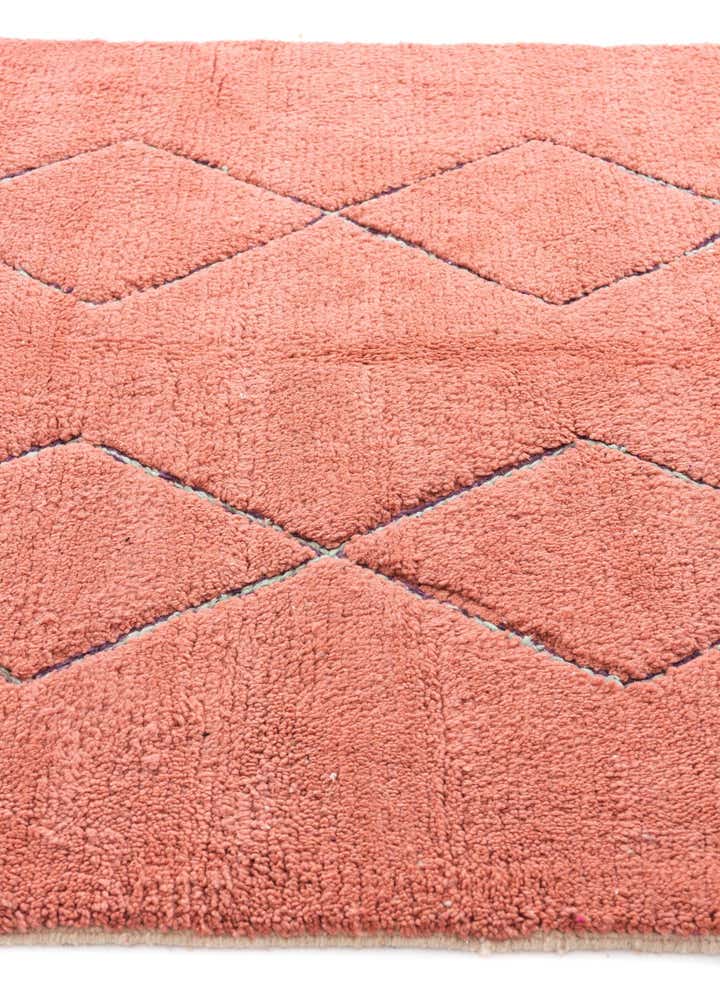 5' 9 x 8' 5 Hand Knotted Moroccan Wool Rug