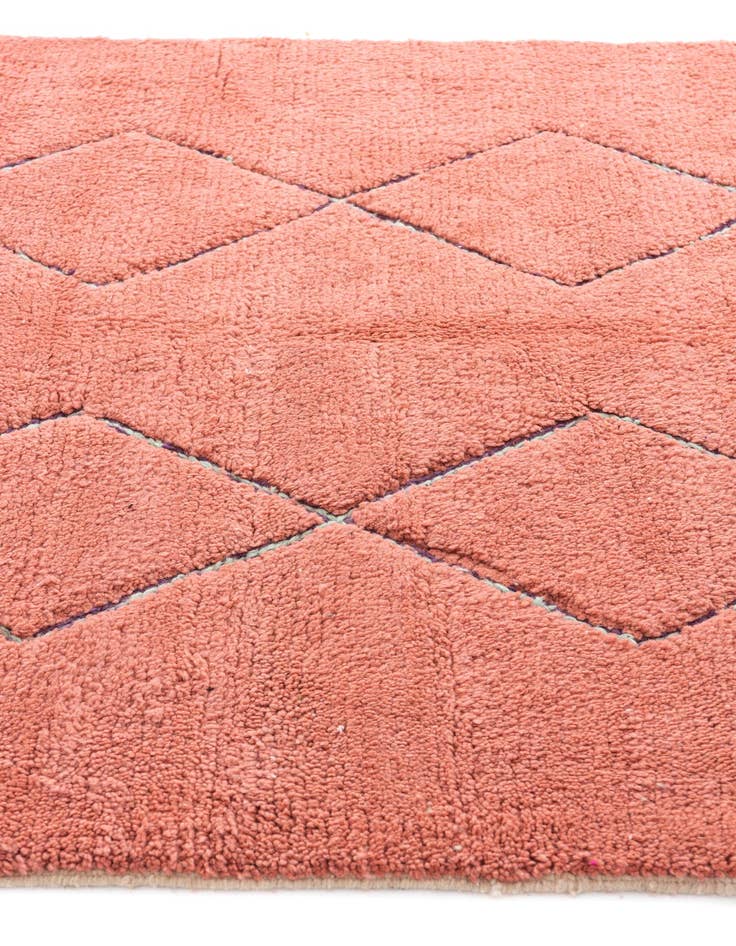 Detail image of 5' 9 x 8' 5 Hand Knotted Moroccan Wool Rug