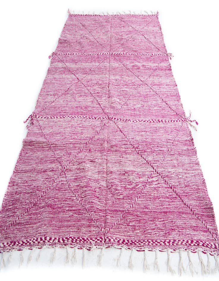 Detail image of 6' 5 x 9' 6  Hand Knotted Moroccan Wool Rug