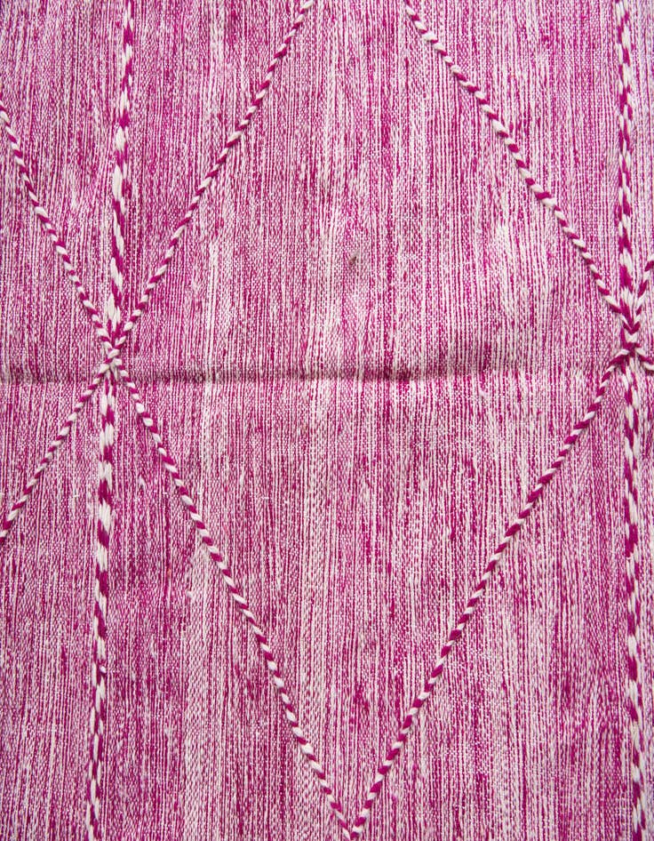 Detail image of 6' 5 x 9' 6  Hand Knotted Moroccan Wool Rug