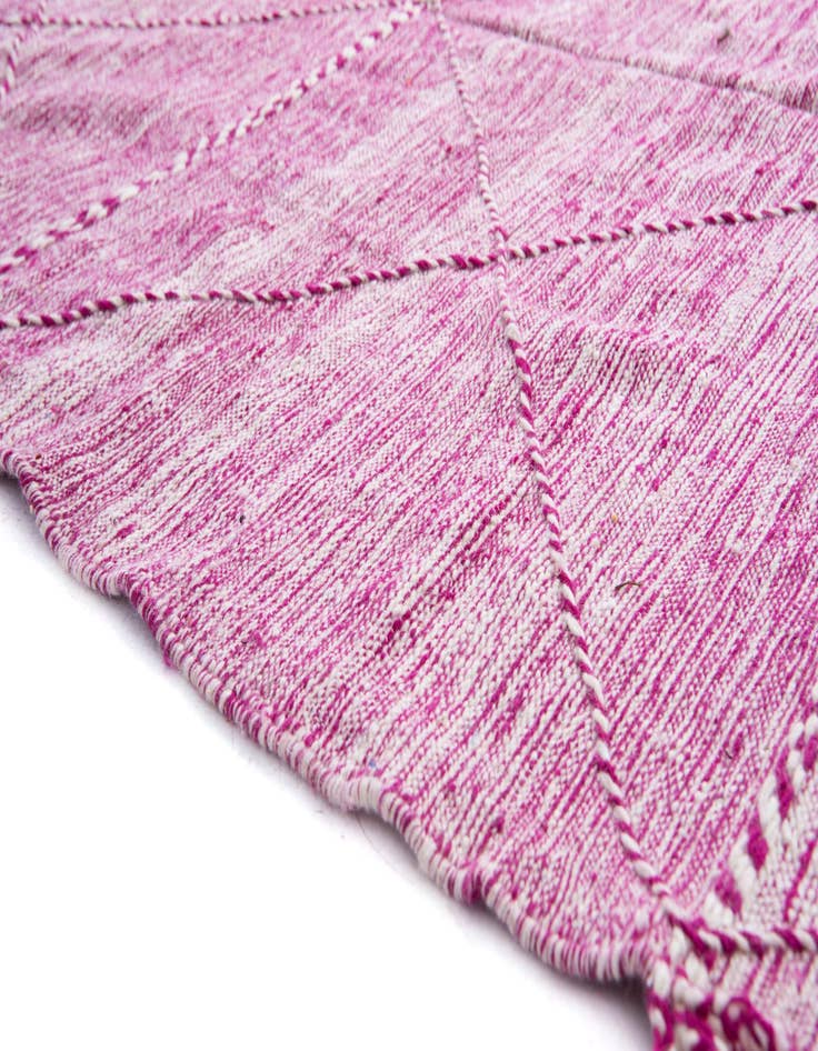 Detail image of 6' 5 x 9' 6  Hand Knotted Moroccan Wool Rug