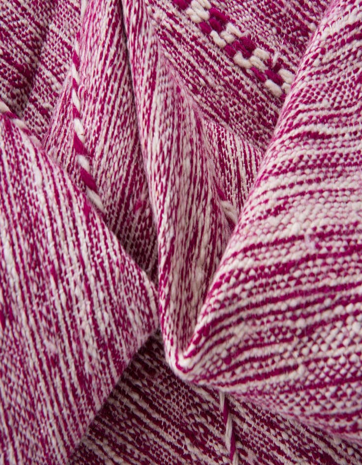 Detail image of 6' 5 x 9' 6  Hand Knotted Moroccan Wool Rug