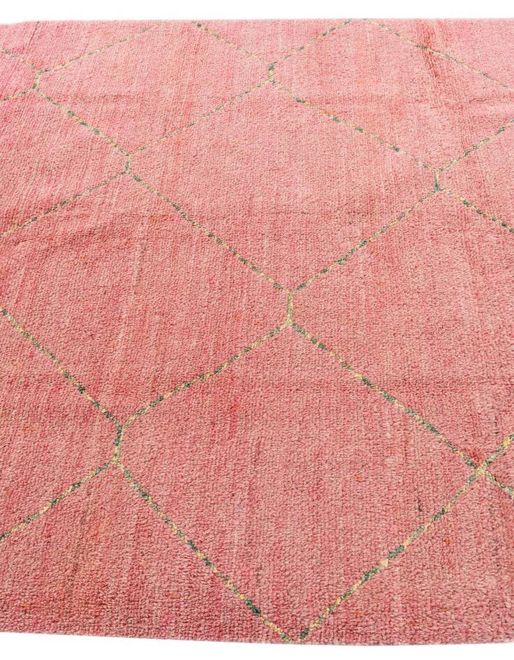Detail image of 5' 7 x 8' 3  Hand Knotted Moroccan Wool Rug