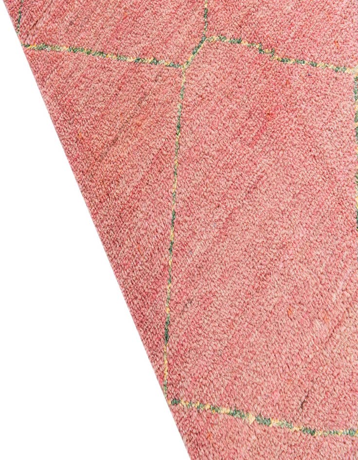 Detail image of 5' 7 x 8' 3  Hand Knotted Moroccan Wool Rug