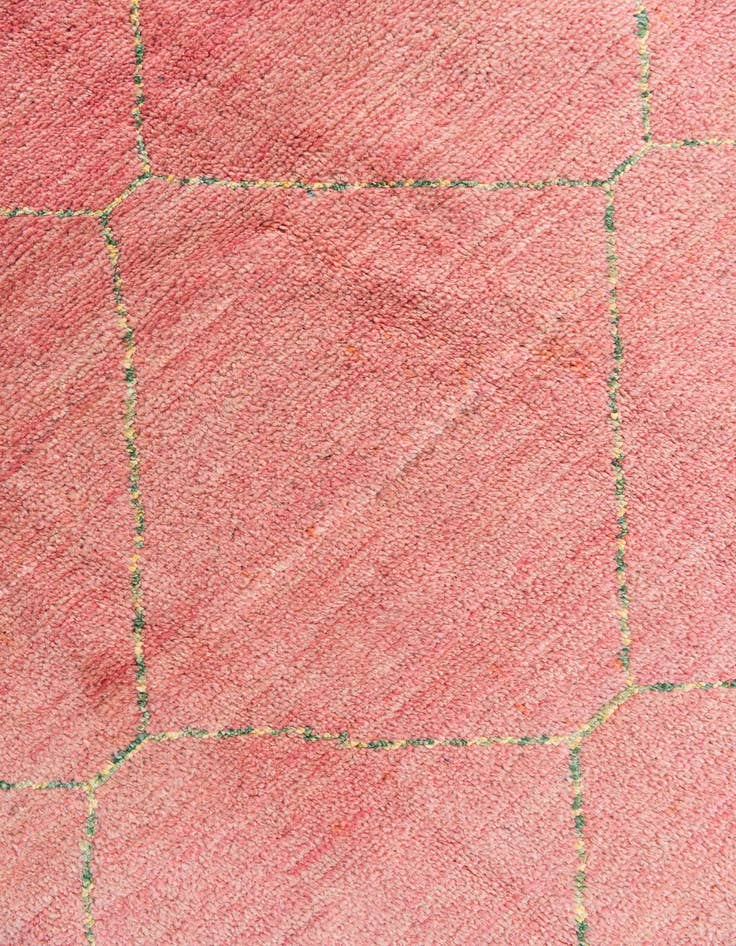 Detail image of 5' 7 x 8' 3  Hand Knotted Moroccan Wool Rug