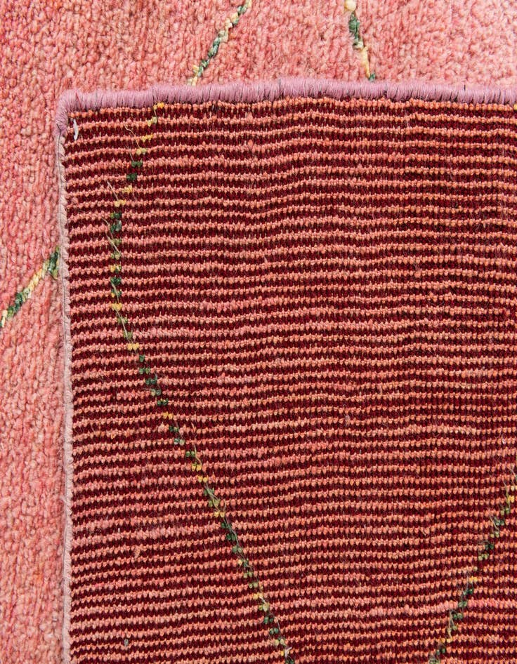 Detail image of 5' 7 x 8' 3  Hand Knotted Moroccan Wool Rug