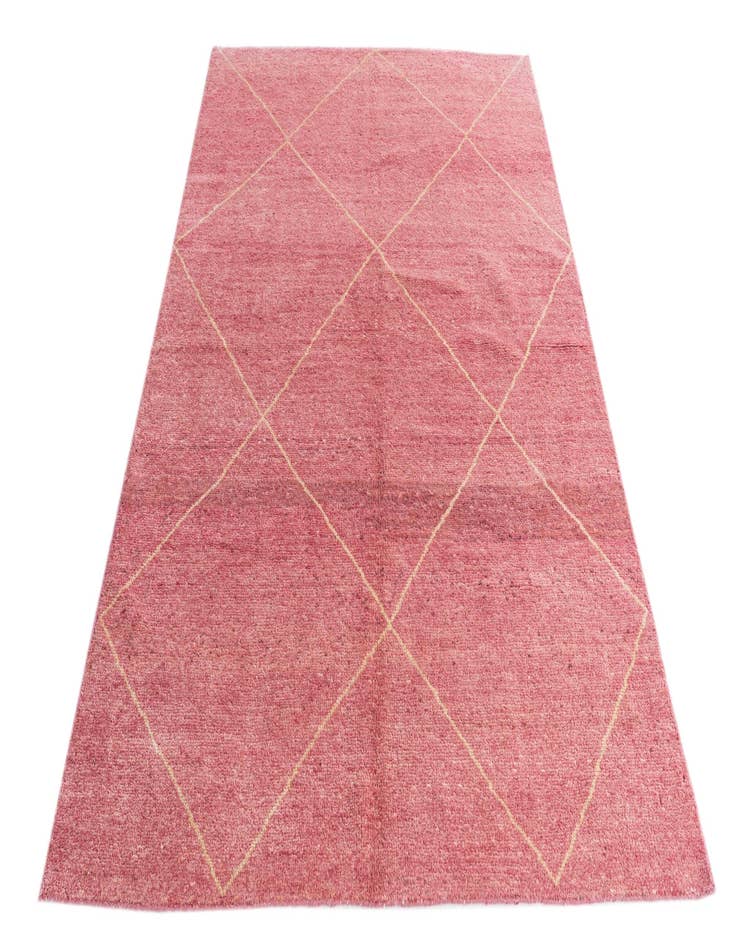 Detail image of 5' 7 x 8'  Hand Knotted Moroccan Wool Rug