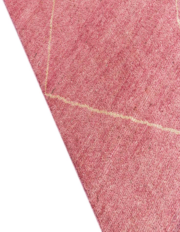 Detail image of 5' 7 x 8'  Hand Knotted Moroccan Wool Rug