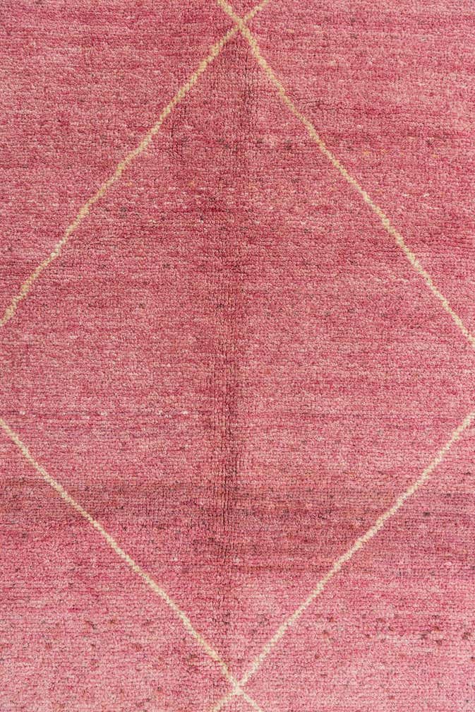 5' 7 x 8' Hand Knotted Moroccan Wool Rug