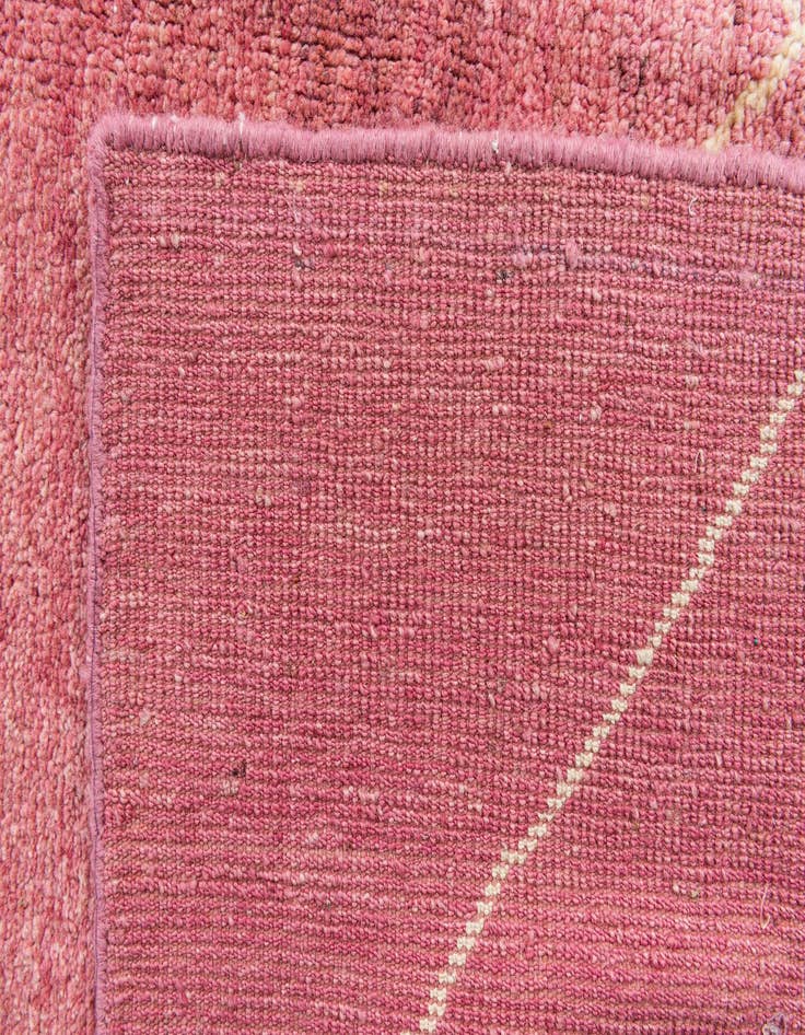 Detail image of 5' 7 x 8'  Hand Knotted Moroccan Wool Rug