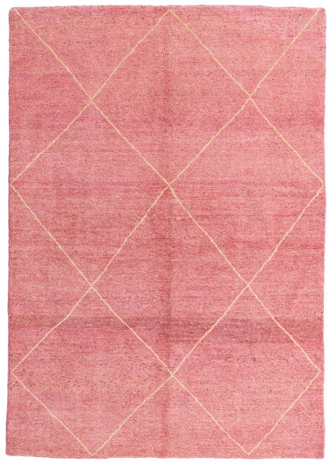 Detail image of 5' 7 x 8' Hand Knotted Moroccan Wool Rug