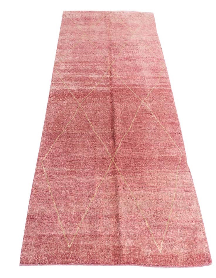 Detail image of 5' 6 x 8' 2  Hand Knotted Moroccan Wool Rug