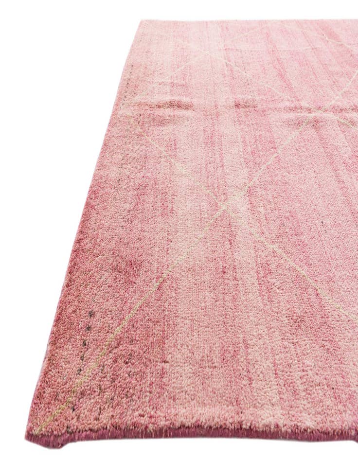 Detail image of 5' 6 x 8' 2  Hand Knotted Moroccan Wool Rug