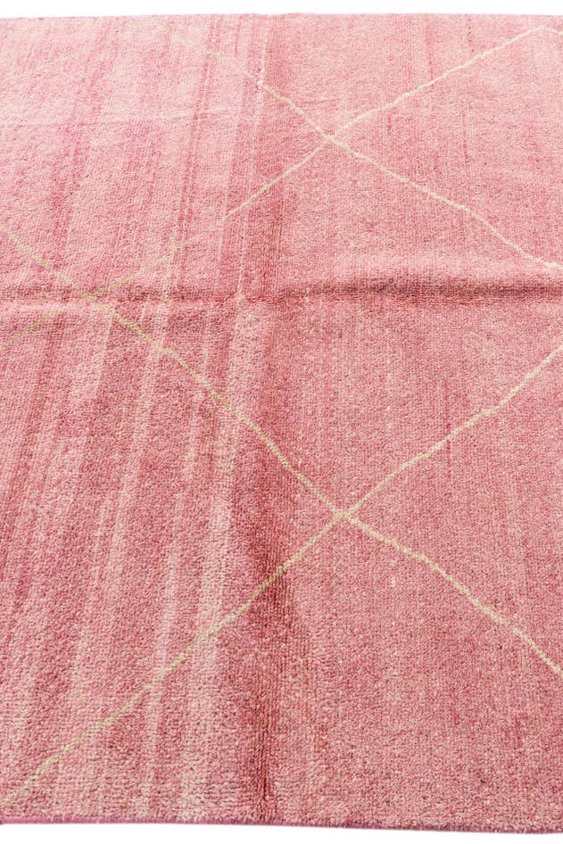 Detail image of 5' 6 x 8' 2 Hand Knotted Moroccan Wool Rug