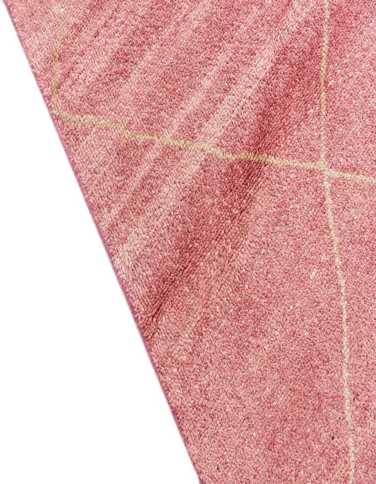 Detail image of 5' 6 x 8' 2  Hand Knotted Moroccan Wool Rug