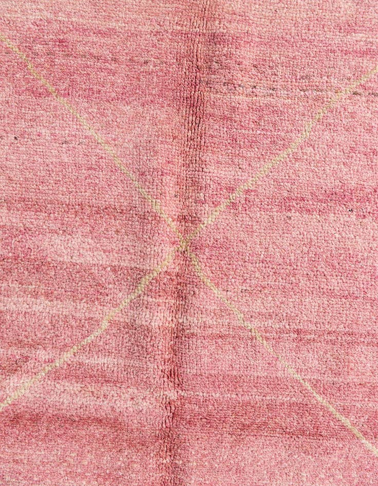 Detail image of 5' 6 x 8' 2  Hand Knotted Moroccan Wool Rug