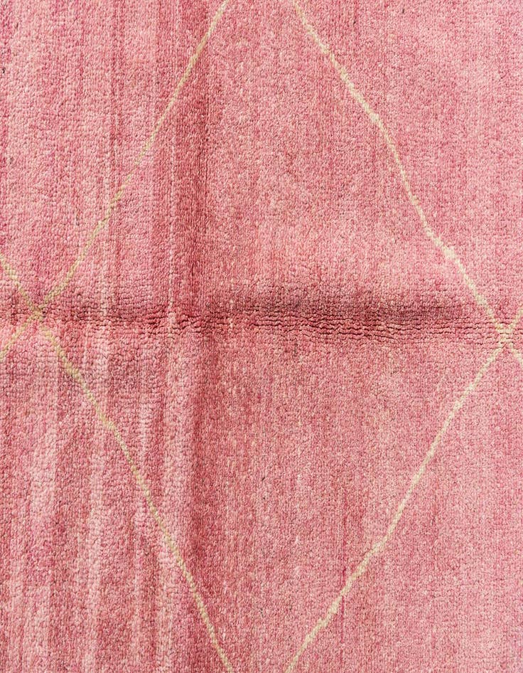 Detail image of 5' 6 x 8' 2  Hand Knotted Moroccan Wool Rug