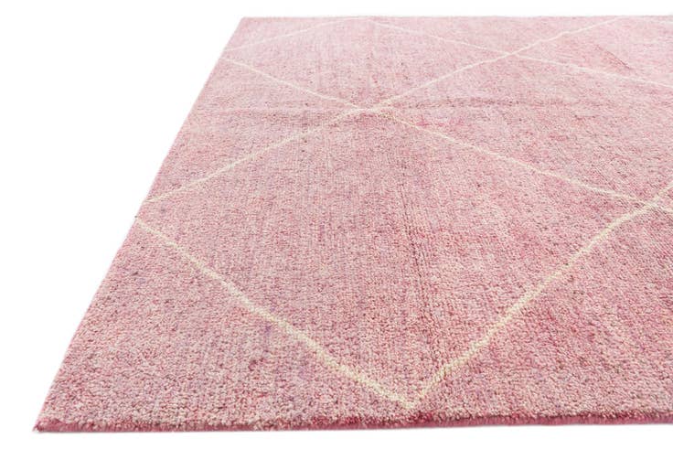 Detail image of 5' 6 x 7' 10 Hand Knotted Moroccan Wool Rug