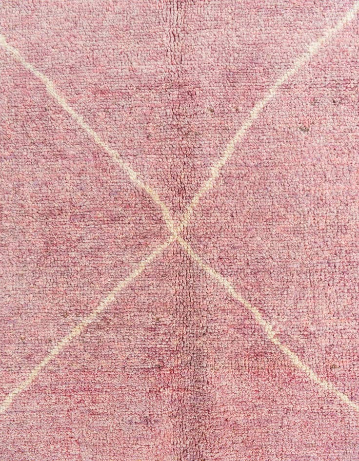 Detail image of 5' 6 x 7' 10  Hand Knotted Moroccan Wool Rug