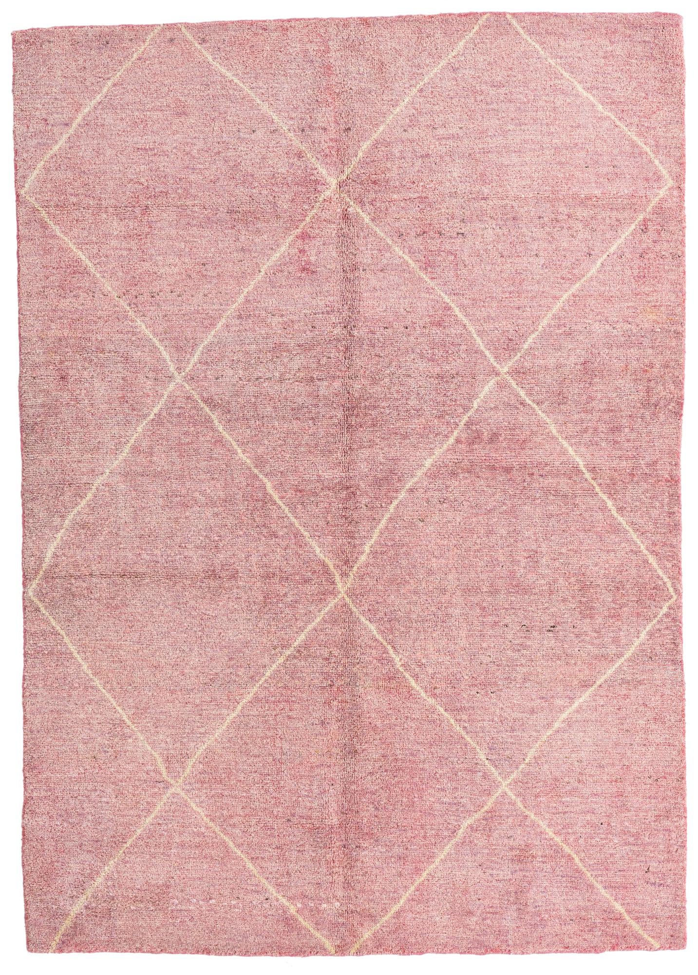 5' 6 x 7' 10 Hand Knotted Moroccan Wool Rug
