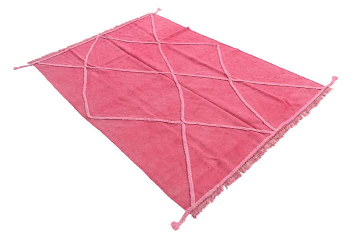 4' 2 x 6' Hand Knotted Moroccan Wool Rug