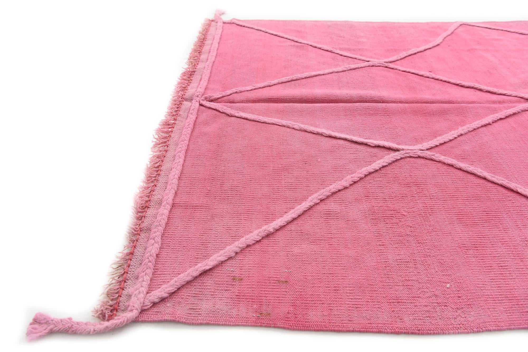 4' x 6' Hand Knotted Moroccan Wool Rug