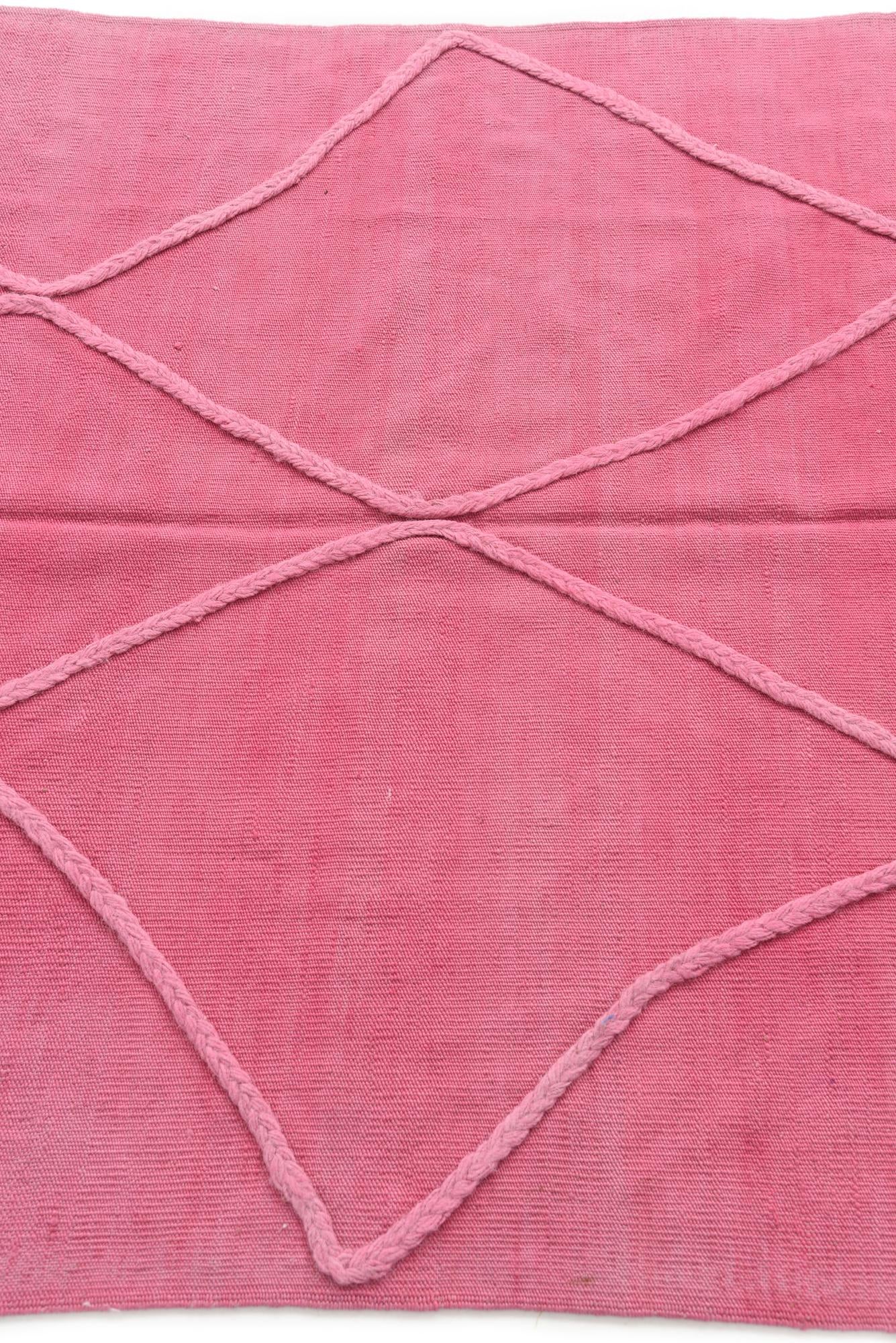 4' x 6' Hand Knotted Moroccan Wool Rug