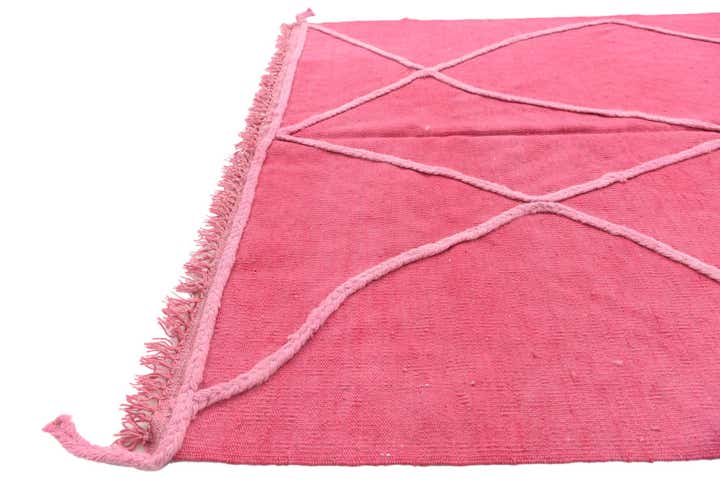 4' 1 x 6' Hand Knotted Moroccan Wool Rug