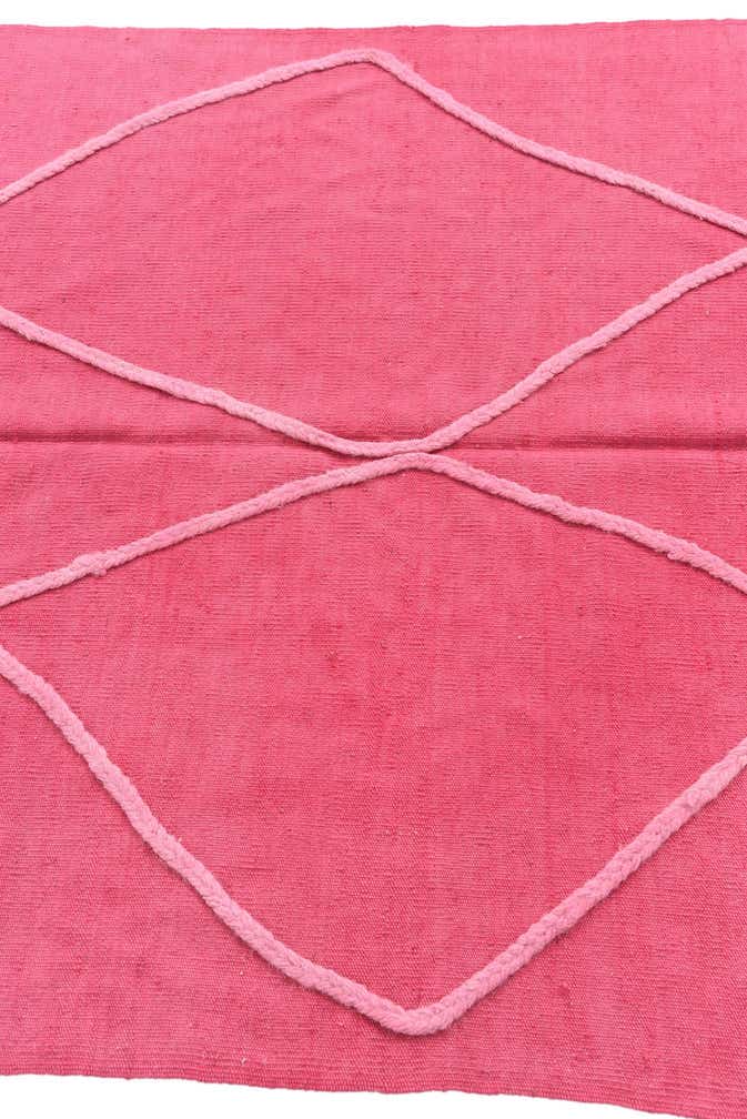 4' 1 x 6' Hand Knotted Moroccan Wool Rug