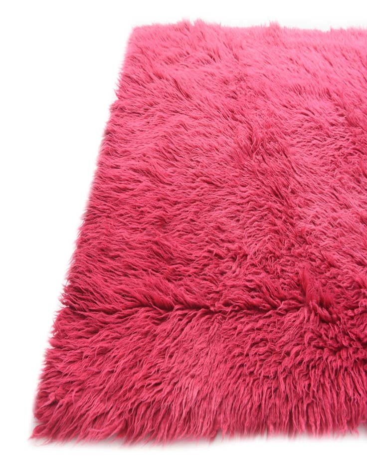 Detail image of 4' 6 x 5' 6  Hand Knotted Moroccan Wool Rug