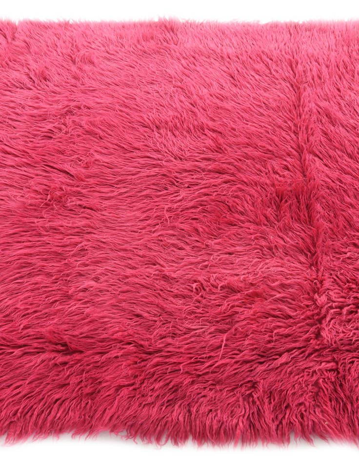 Detail image of 4' 6 x 5' 6  Hand Knotted Moroccan Wool Rug