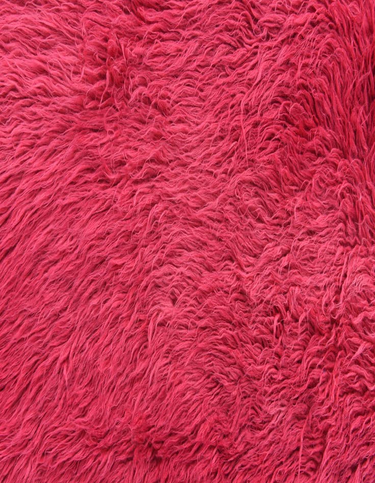 Detail image of 4' 6 x 5' 6  Hand Knotted Moroccan Wool Rug