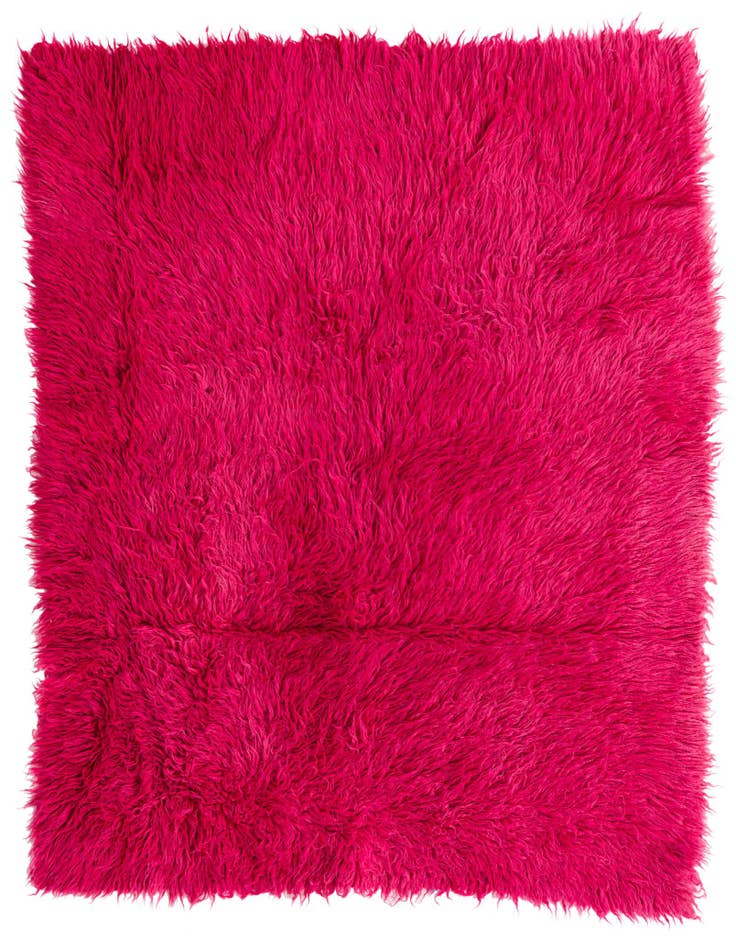 Detail image of 4' 6 x 5' 6 Hand Knotted Moroccan Wool Rug