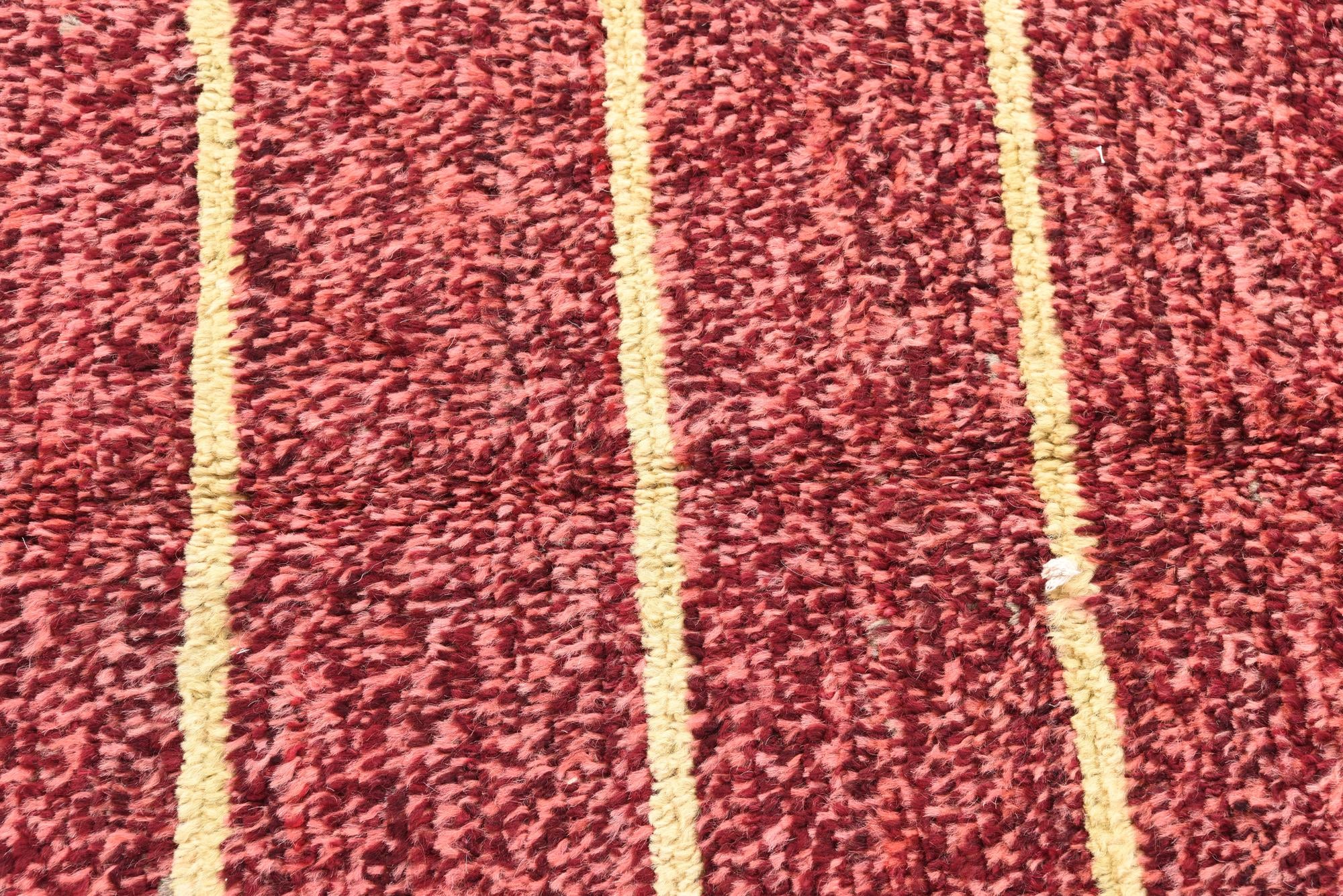 4' 2 x 6' 3 Hand Knotted Moroccan Wool Rug