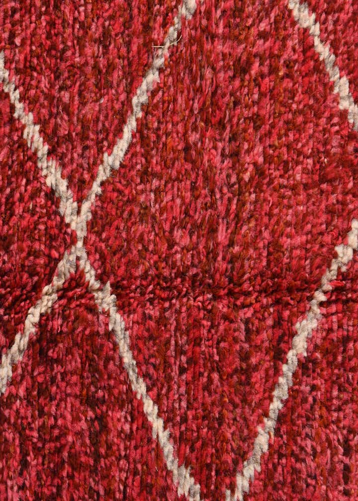 4' 1 x 6' 7 Hand Knotted Moroccan Wool Rug