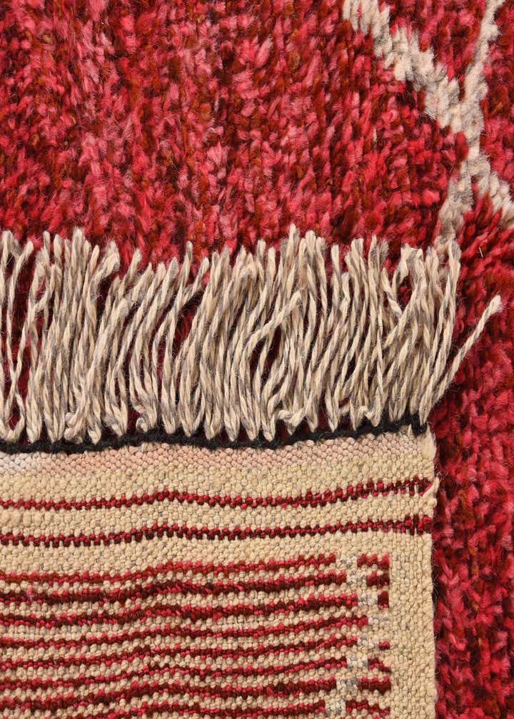 4' 1 x 6' 7 Hand Knotted Moroccan Wool Rug