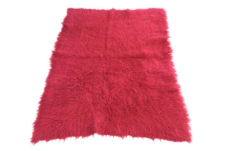 2' 9 x 4' 1 Hand Knotted Moroccan Wool Rug