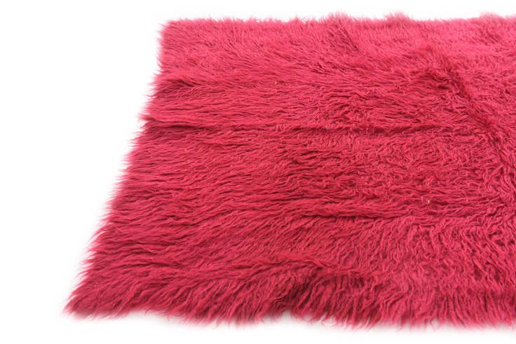 Detail image of 2' 9 x 4' 1 Hand Knotted Moroccan Wool Rug