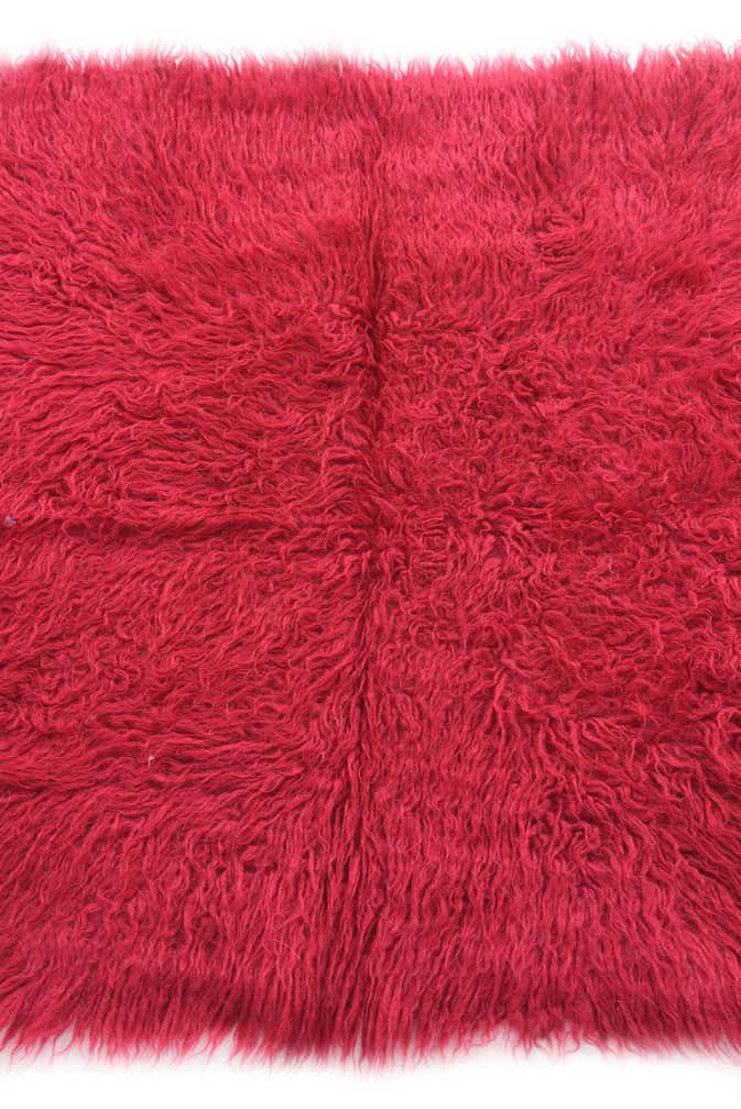 2' 9 x 4' 1 Hand Knotted Moroccan Wool Rug