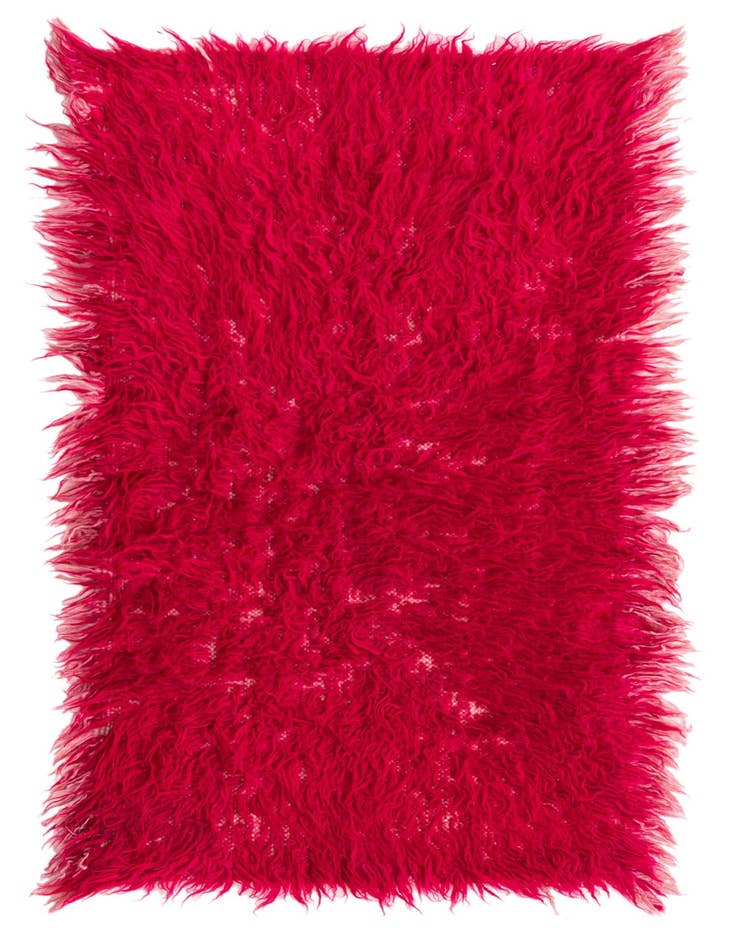 Detail image of 1' 10 x 3' 9 Hand Knotted Moroccan Wool Rug