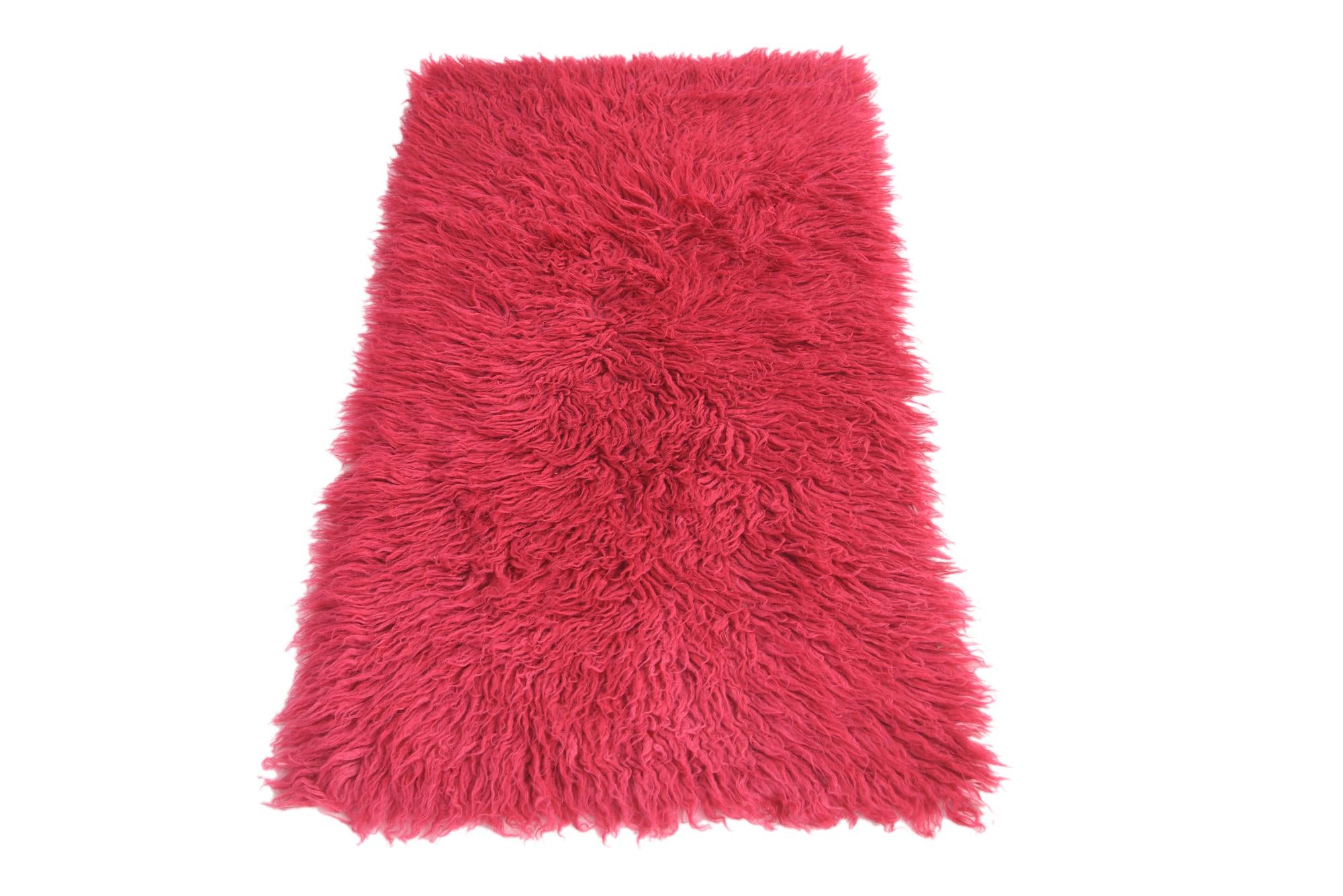 2' 1 x 3' 10 Hand Knotted Moroccan Wool Rug