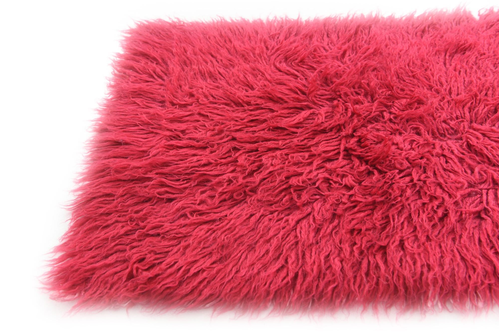 2' 1 x 3' 10 Hand Knotted Moroccan Wool Rug