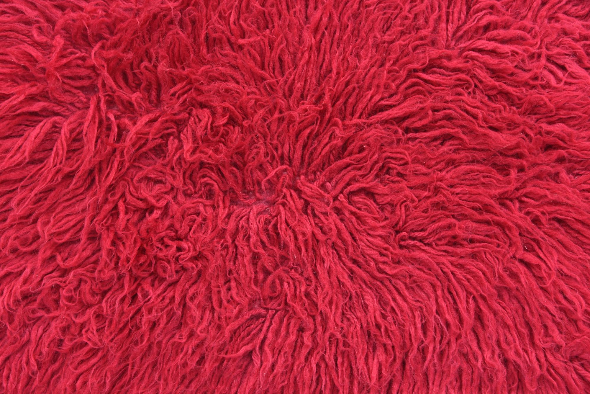 2' 1 x 3' 10 Hand Knotted Moroccan Wool Rug